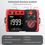Benetech GT5105A Tester digitale resistenza terra LCD
