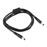 Cavo convertitore di alimentazione da 1 m da 5,5 mm x 2,5 mm a 5,5 mm x 2,1 mm, 5.5mm x 2.1mm Male (Length: 1m)