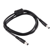 Cavo convertitore di alimentazione da 1 m da 5,5 mm x 2,5 mm a 5,5 mm x 2,1 mm, 5.5mm x 2.1mm Male (Length: 1m)