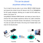 Measy FHD686-2 Full HD 1080P 3D 2.4GHz / 5.8GHz Wireless HD Multimedia Interface Extender 1 Transmitter + 2 Receivers, Transmission Distance: 200m, FHD686-2 (US Plug), FHD686-2 (AU Plug), FHD686-2 (EU Plug), FHD686-2 (UK Plug)