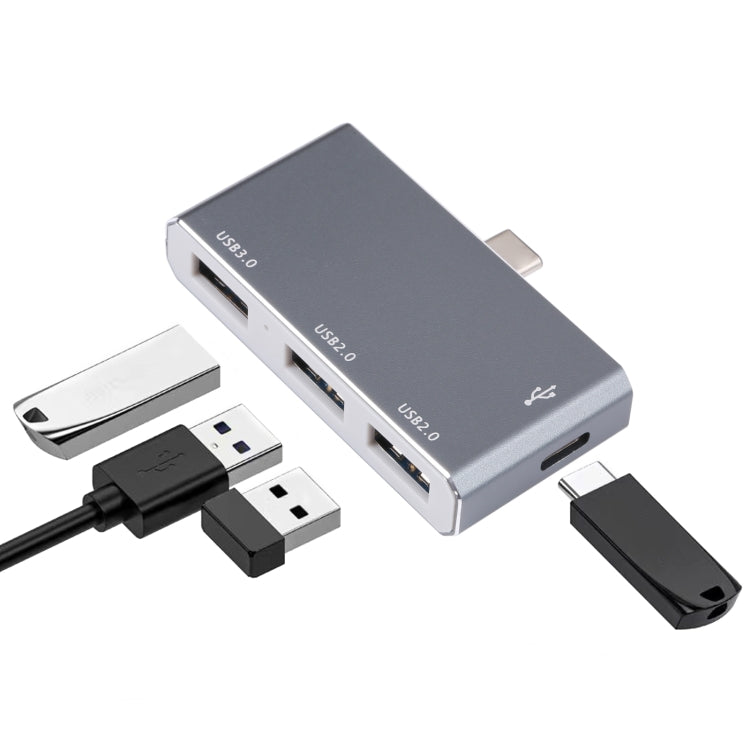Adattatore HUB USB 2.0 USB-C/da tipo C a OTG a 4 porte Type-C USB 3.0