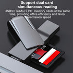Lettore schede multifunzione USB-C a USB 3.0 2 in 1