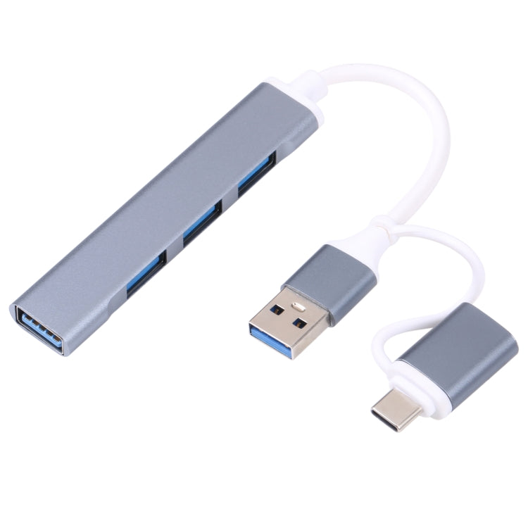 Adattatore HUB USB 3.0 e Type-C 5 in 1 compatto