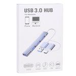 Adattatore HUB USB 3.0 e Type-C 5 in 1 compatto