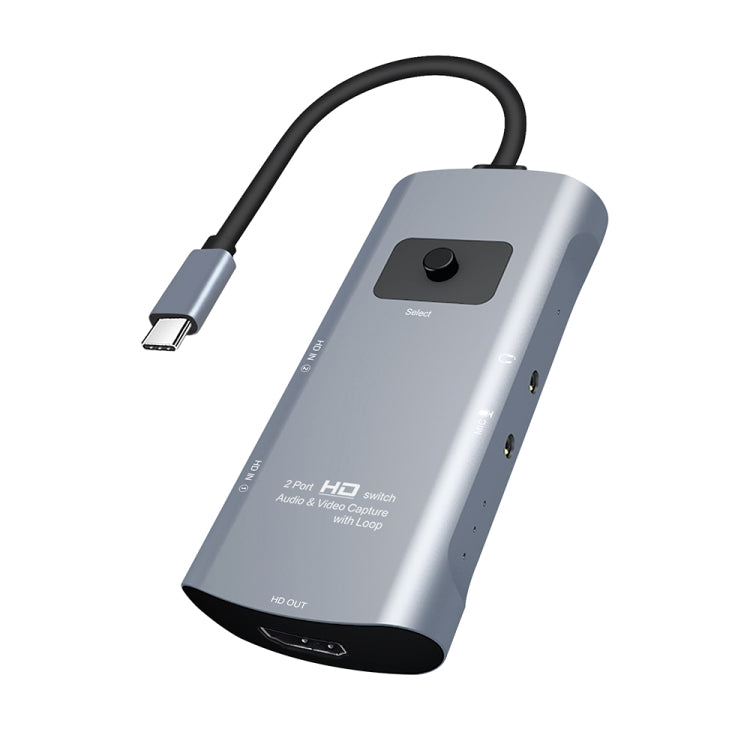 Commutatore acquisizione video HDMI Z54A con microfono USB-C