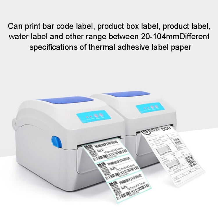 GPRINTER GP1324D Thermal Auto Calibration Barcode Printer with Bluetooth USB Port, Maximum Thermal Paper Size Supported: 104 x 2286 mm, GP1324D (Bluetooth)