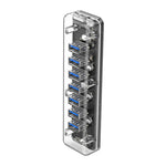 ORICO F7U 7 porte USB 3.0 HUB desktop a trasmissione veloce da 5 Gbps con indicatore LED blu, 7 Ports