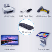 Mini PC Zero Client R1, CORTEX QUAD A9 Quad Core fino a 1,6 GHz, RAM: 1 GB, ROM: 8 GB, supporto HDMI, VGA, RJ45, SPK, Wired Version