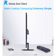 Mini PC Zero Client R1, CORTEX QUAD A9 Quad Core fino a 1,6 GHz, RAM: 1 GB, ROM: 8 GB, supporto HDMI, VGA, RJ45, SPK, Wired Version