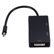 Convertitore multifunzione rettangolare da Mini DP a HDMI + DVI + VGA, lunghezza cavo: 28 cm, Mini DP to HDMI + DVI + VGA Rectangle Black, Mini DP to HDMI + DVI + VGA, Mini DP to HDMI + DVI + VGA Rectangle White