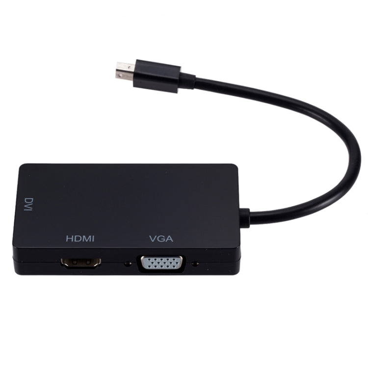 Convertitore multifunzione rettangolare da Mini DP a HDMI + DVI + VGA, lunghezza cavo: 28 cm, Mini DP to HDMI + DVI + VGA Rectangle Black, Mini DP to HDMI + DVI + VGA, Mini DP to HDMI + DVI + VGA Rectangle White