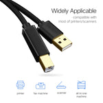 Per Canon, Epson, HP, lunghezza cavo: 1,5 m, USB 2.0 Gold-plated (1.5m)