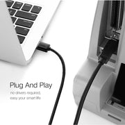 Per Canon, Epson, HP, lunghezza cavo: 3 m, USB 2.0 (3m)