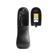 PR-05 2.4G Wireless 6D Giroscopio Fly Air Mouse Puntatore laser Presentatore per PC / Laptop Discorso di conferenza didattica