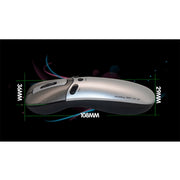 PR-05 2.4G Wireless 6D Giroscopio Fly Air Mouse Puntatore laser Presentatore per PC / Laptop Discorso di conferenza didattica