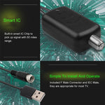 Signal Repeater Amplifier with USB Connector + IEC Converter Header, USB 50 Miles 25dBi
