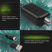 Amplificatore ripetitore di segnale con connettore USB + testata convertitore IEC, USB 50 Miles 25dBi