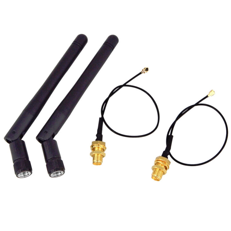 2.4G Foldable Antenna with IPX 5dBi Signal Dual Antennas, 5dBi