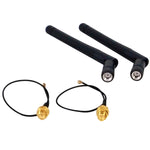 2.4G Foldable Antenna with IPX 5dBi Signal Dual Antennas, 5dBi