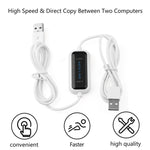 Cavo USB ad alta velocità da PC a PC per condivisione dati online Net Direct File Transfer Bridge, lunghezza: 1,75 m