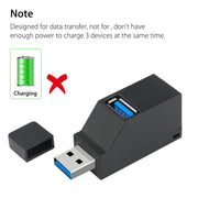 Mini portatile 2 x USB 2.0 + 1 x HUB USB 3.0 con cordino, USB 3.0