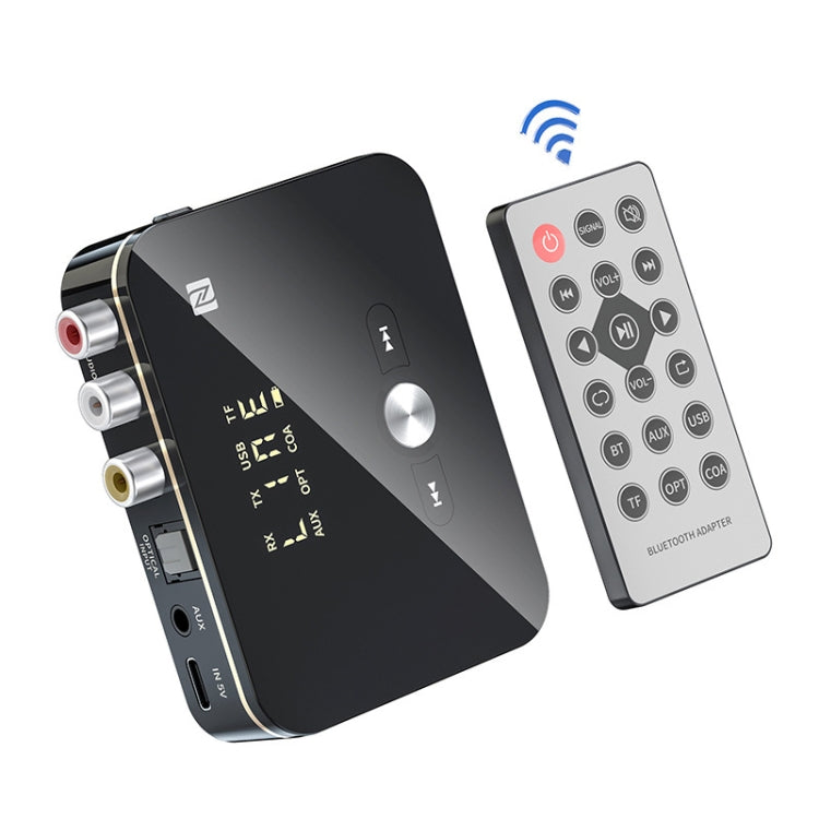 M8 NFC 2 in 1 Ricevitore trasmettitore audio Bluetooth 5.0 coassiale ottico NFC con display digitale, M8