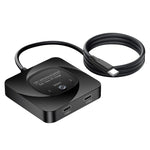 Switch bidirezionale USB-C con display 8K e ricarica 100W