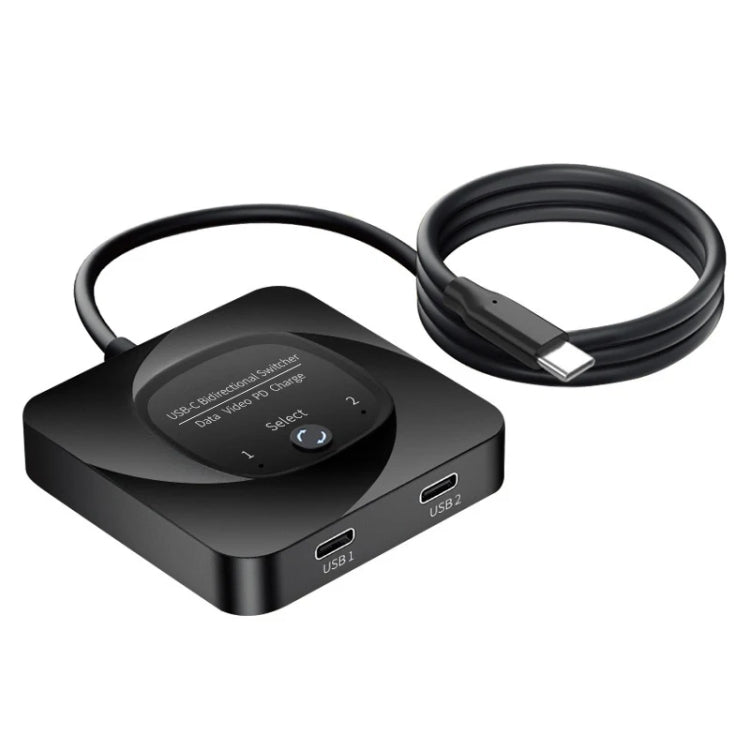Switch bidirezionale USB-C con display 8K e ricarica 100W