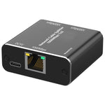 KC-E102 1000M LAN 1 a 2 Adattatore splitter RJ45 Connettore femmina di rete Ethernet, KC-E102