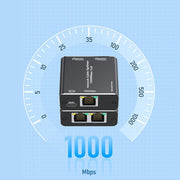 KC-E102 1000M LAN 1 a 2 Adattatore splitter RJ45 Connettore femmina di rete Ethernet, KC-E102