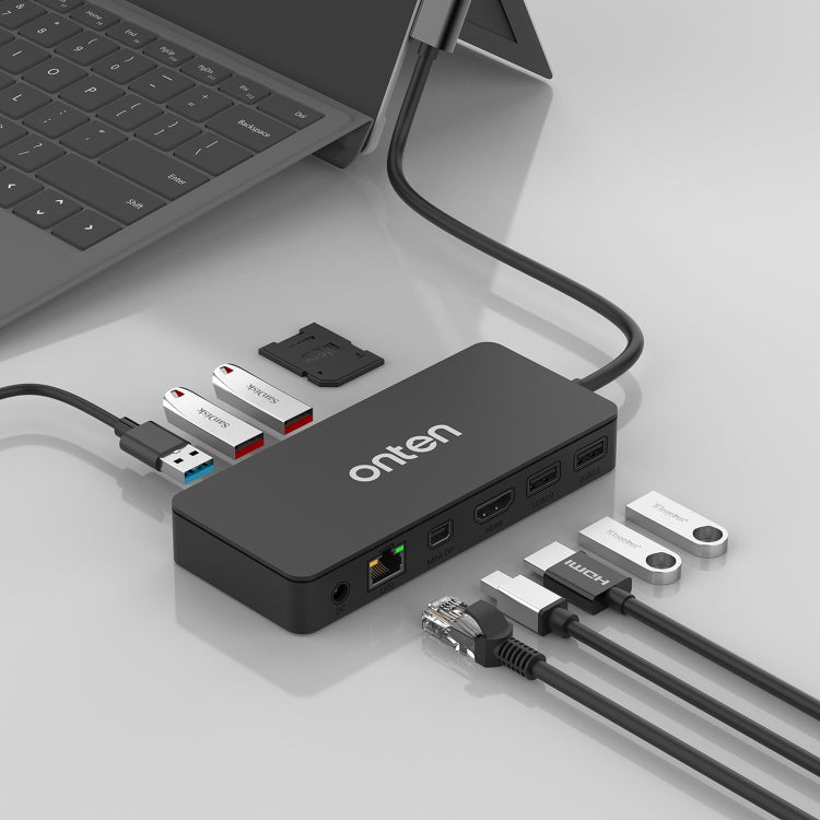 Onten SD12 per Microsoft Surface Docking station multifunzione 12 in 1, SD12