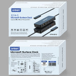Onten SD12 per Microsoft Surface Docking station multifunzione 12 in 1, SD12