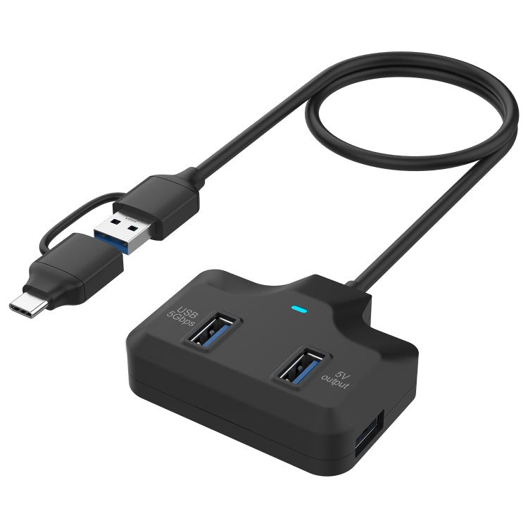 Onten Docking Station HUB 4 in 2 USB-C e USB 3.0 4 porte