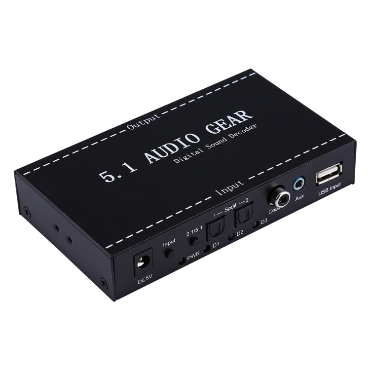Decodificatore audio digitale per ingranaggi audio NK-A6L 5.1, 5.1 Channel