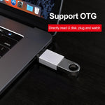 Adattatore USB-C 3.1 maschio a USB 3.0 femmina in alluminio
