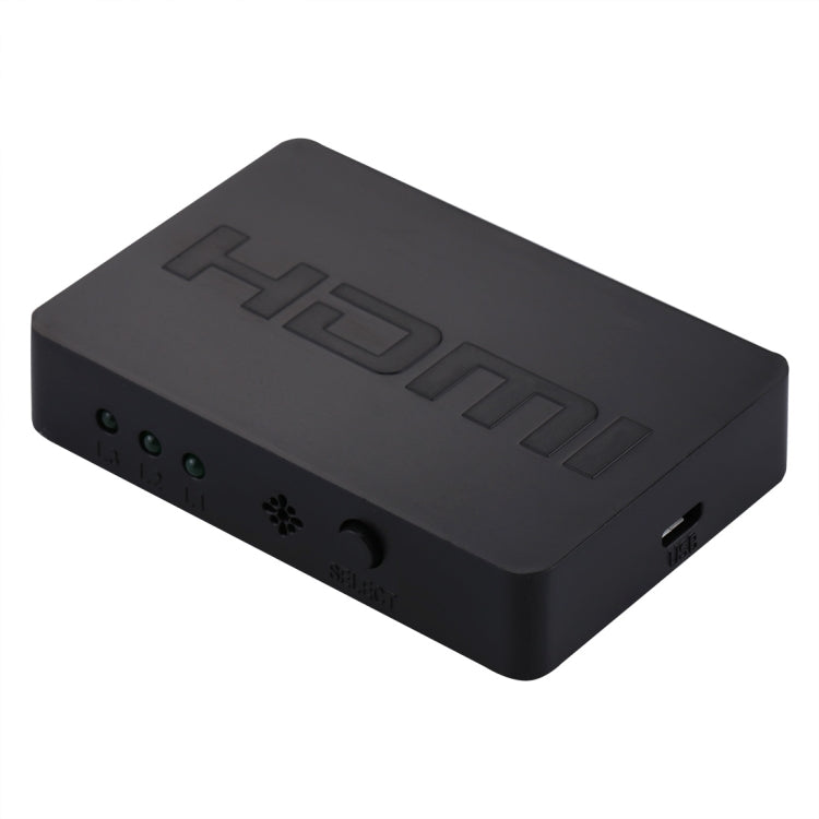 Switch HDMI 1080P 3 x 1 (3 porte di ingresso x 1 porta di uscita) con telecomando, 3 Inputs to 1 output