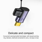 Adattatore magnetico USB-C a gomito 100W maschio-femmina