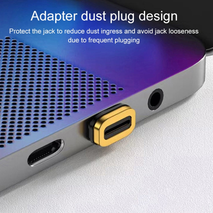 Adattatore magnetico USB-C a gomito 100W maschio-femmina