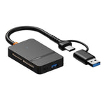 Lettore schede memoria 8 in 1 USB Type-C e USB 3.0