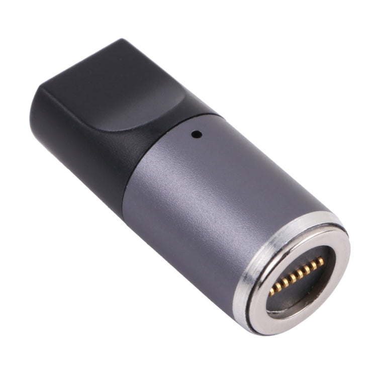 Adattatore di ricarica con spina libera da USB-C/Tipo-C femmina a 8 pin CC a testa tonda magnetica, Type-C to 8 Pin Magnetic Round Head