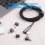 Adattatore di ricarica con presa libera da 4,0 x 1,35 mm a testa rotonda magnetica CC, 4.0 x 1.35mm to Magnetic Head