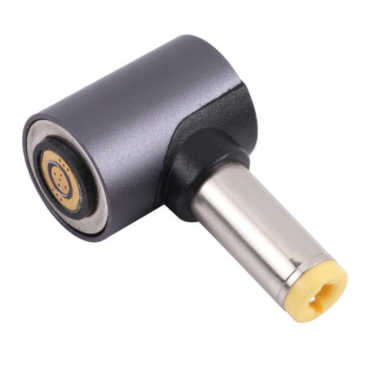 Adattatore di ricarica con presa libera da 5,5 x 2,5 mm a testa rotonda magnetica CC, 5.5 x 2.5mm to Magnetic Head