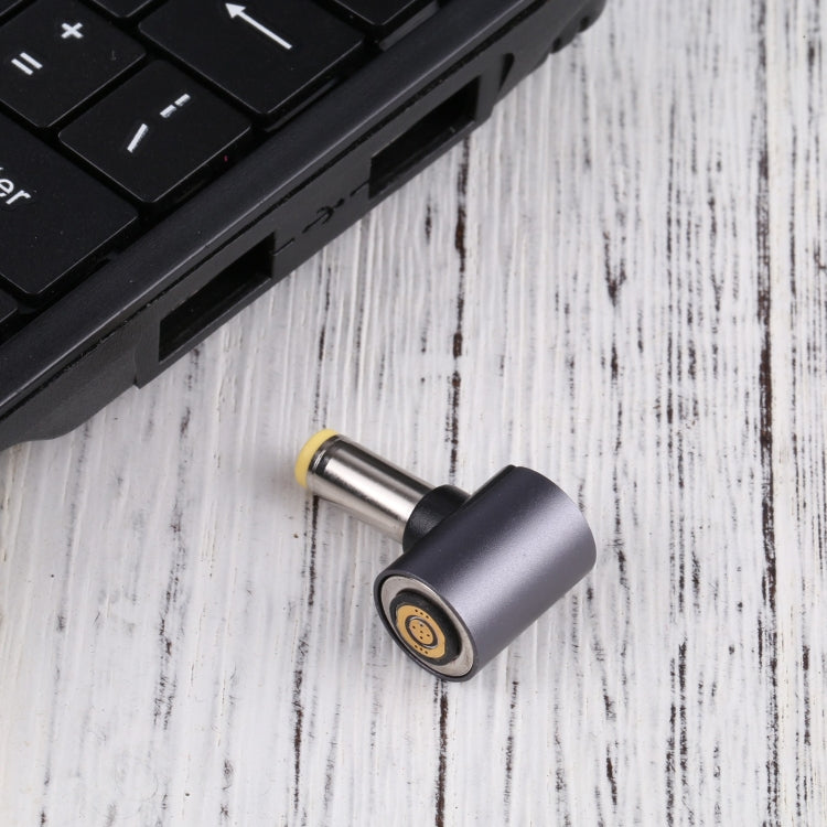 Adattatore di ricarica con presa libera da 5,5 x 2,5 mm a testa rotonda magnetica CC, 5.5 x 2.5mm to Magnetic Head