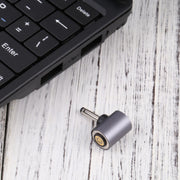 Adattatore di ricarica con presa libera da 3,0 x 1,0 mm a testa rotonda magnetica CC, 3.0 x 1.0mm to Magnetic Head