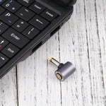 Adattatore di ricarica con presa libera da 5,5 x 1,7 mm a testa rotonda magnetica CC, 5.5 x 1.7mm to Magnetic Head