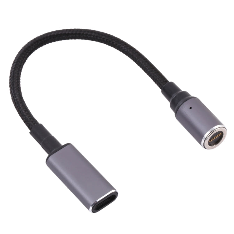 Cavo adattatore di ricarica con spina libera da USB-C/Tipo-C femmina a 8 pin CC magnetico a testa tonda, Type-C to Magnetic Round Head