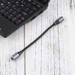Cavo adattatore di ricarica con spina libera a testa rotonda CC magnetica da 5,5 x 2,1 mm femmina a 8 pin, 5.5 x 2.1mm to Magnetic Round Head