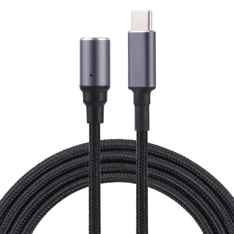 Cavo adattatore di ricarica con spina libera a testa tonda CC magnetica da USB-C / tipo C maschio a 8 pin, Type-C to Magnetic Head