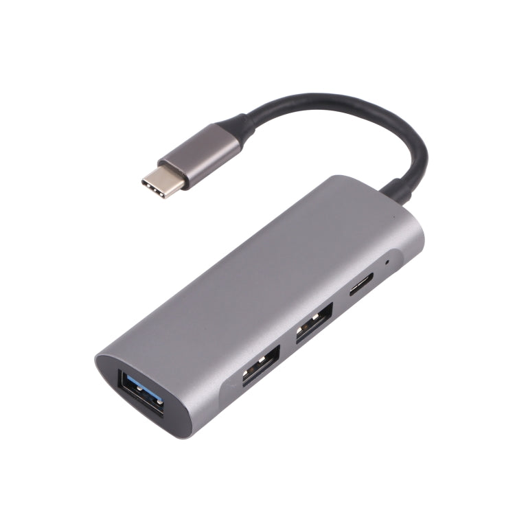Docking station HUB 4 in 1 USB-C con 3 porte USB 3.0