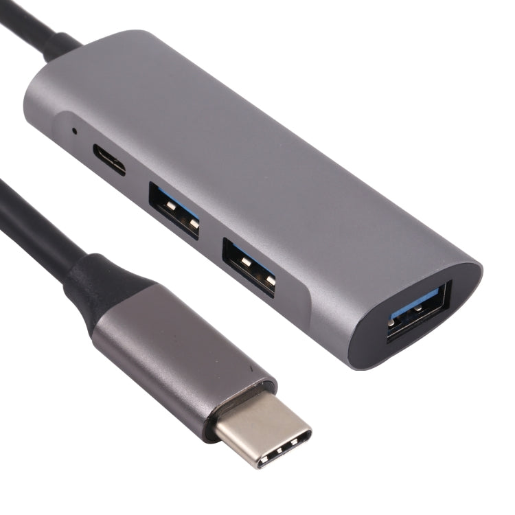 Docking station HUB 4 in 1 USB-C con 3 porte USB 3.0